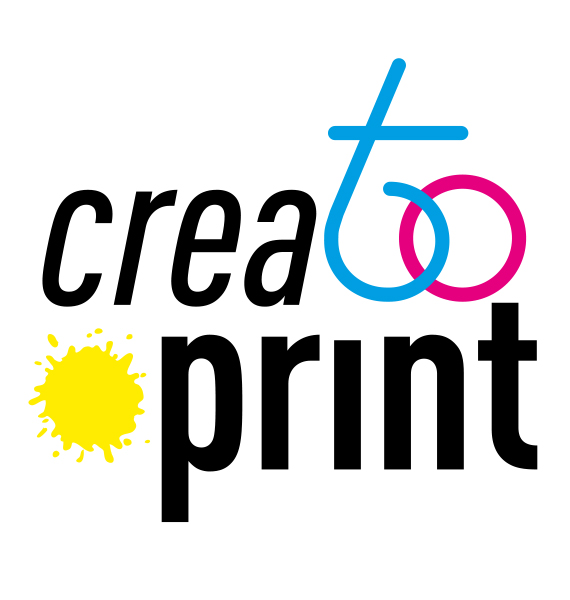 Il logo ufficiale di CREA TO PRINT, creare insieme per dare forma ai vostri progetti.
